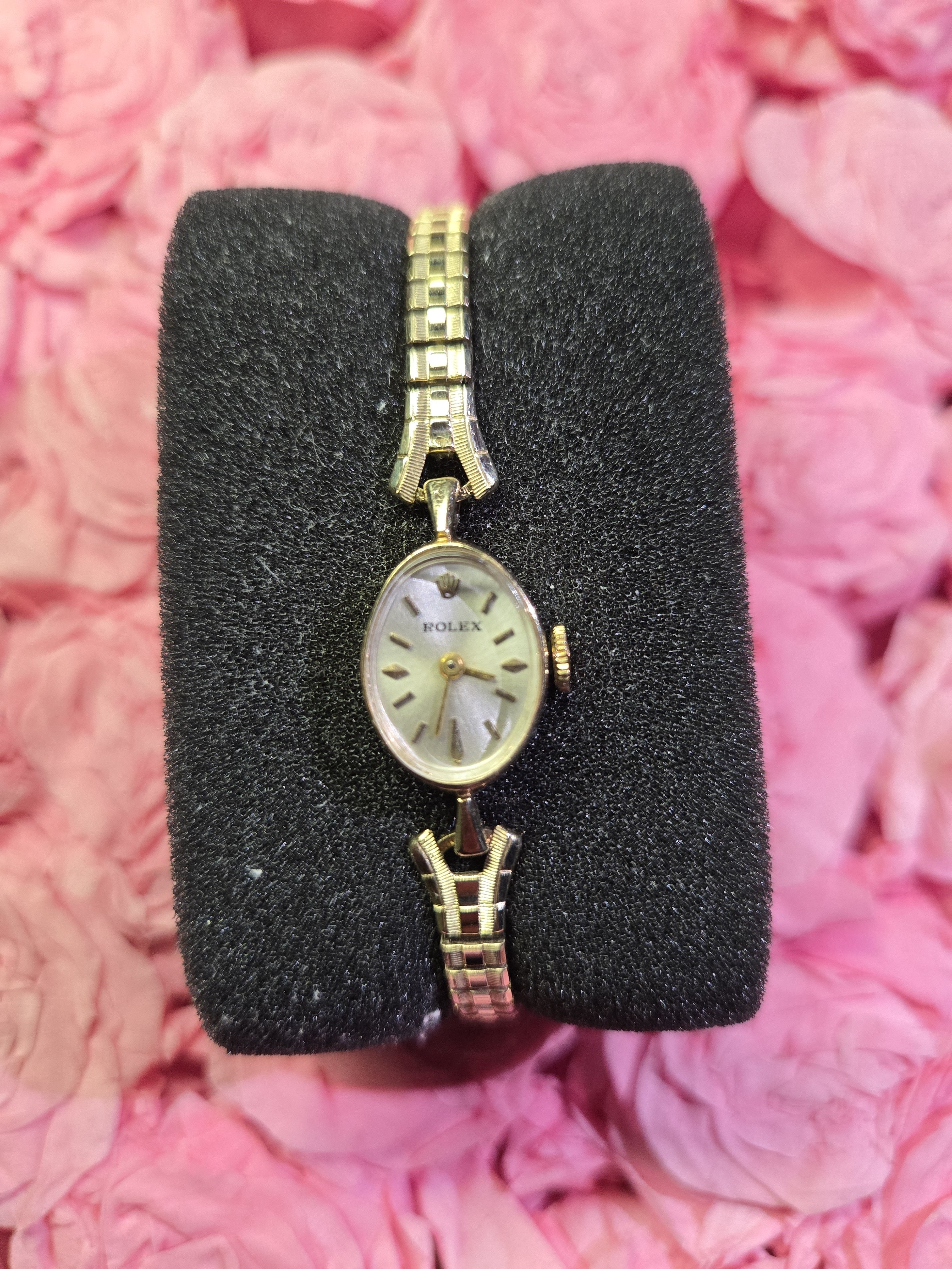 Rolex Womens Gold 14k Bracelet Watch  Gold